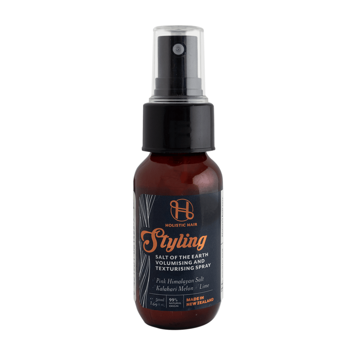 Natural salt spray for volume and beachy waves, enriched with Kalahari melon oil and Himalayan salt for lightweight, flexible styling.