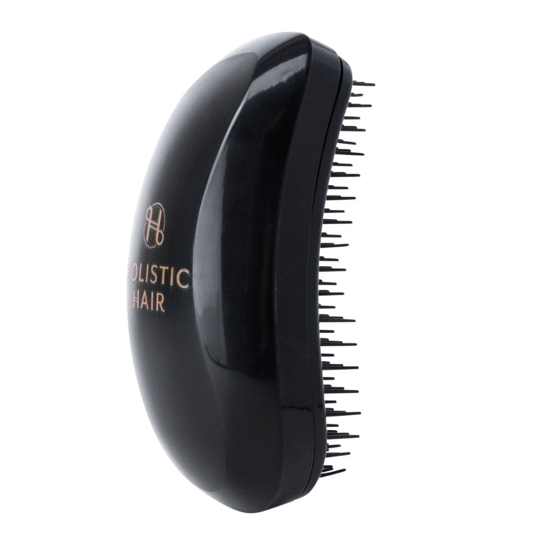 Eco-friendly Wet & Dry Detangling Brush with soft and medium bristles for gentle detangling, scalp massage, and styling on wet or dry hair.